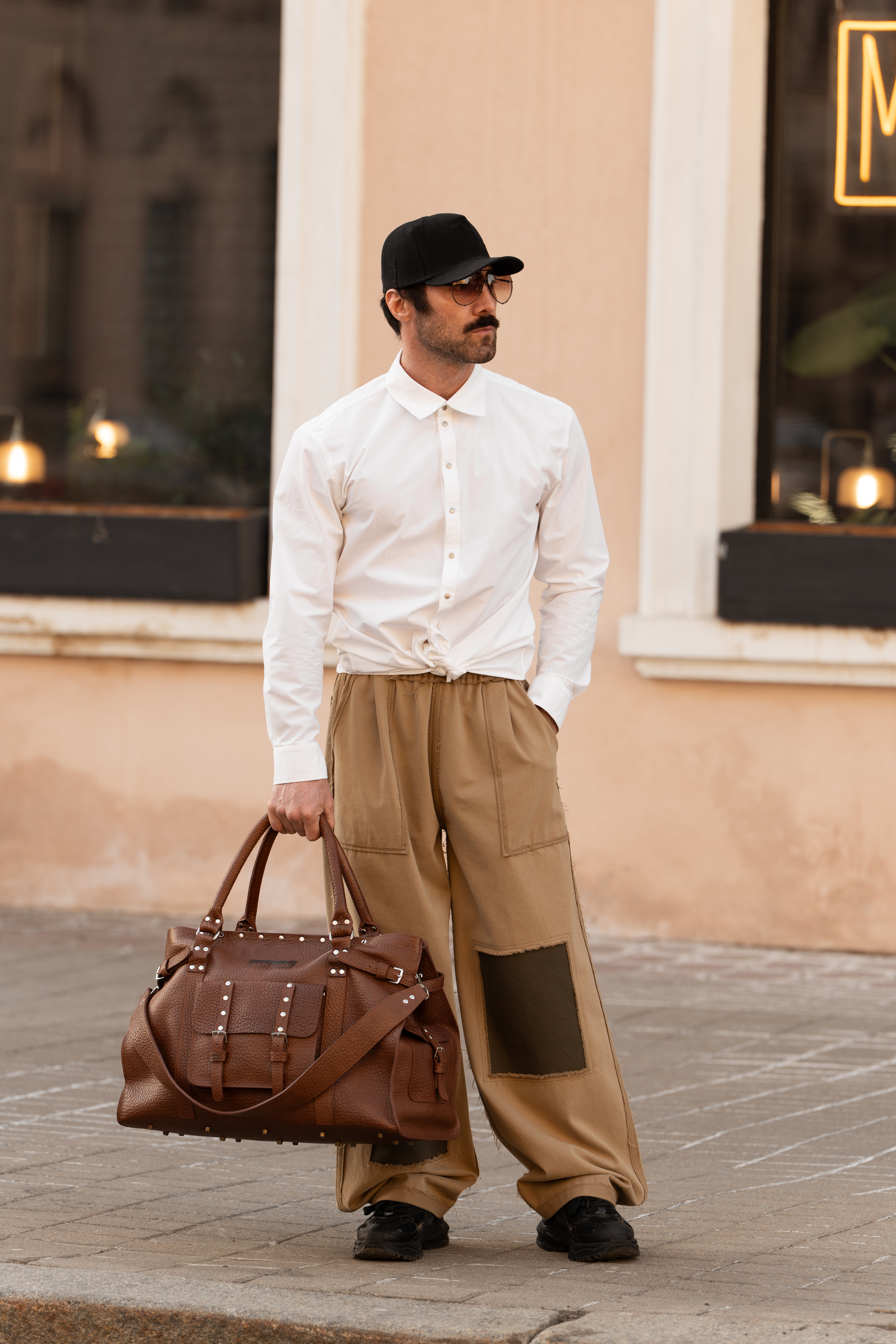 рубашка white